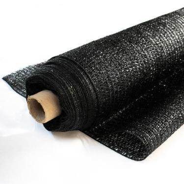 Imagem de Tela Sombrite Raschel 50% 9x93m Preta Para Proteção e Sombreamento de 