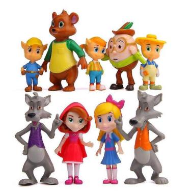 Imagem de Figura Toy Wolf Is Coming 9 peças de mini PVC de 5,4 a 9,5 cm, multico