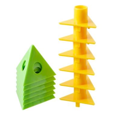 Imagem de Suportes Triangulares Para Pintura | Suporte De Carpintaria 6 Peças - Mini Tripés Cónicos Para Suporte E Despejo De Tela | Para Acabamento De De Portas De Armário, Secagem Por Spray De Tinta