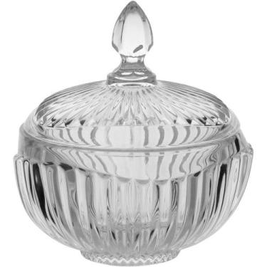 Imagem de Potiche 13x12x12cm Cristal Eco Transparente Charm - NH