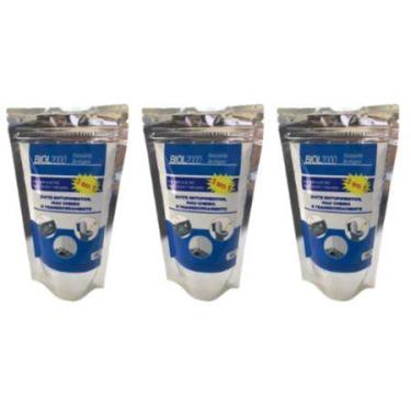 Imagem de Kit 3un Biol 2000 100g Limpa Fossa, Caixa De Gordura E Ralos