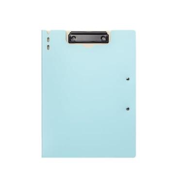 Imagem de Organizador de arquivos pasta A4 multicolorida, multifuncional, clipe duplo, bloco de escrita, contratos de dados, arquivos, acabamento, material de escritório, material de escritório (azul)