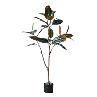 Imagem de SLGGPJBU Plantas falsas planta artificial planta artificial árvore interior simulação plantas verdes sala de estar escritório árvore falsa vasos plantas decoração simples plantas artificiais interior