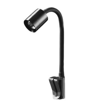 Imagem de Lâmpada de LED com Clip Ajustável para Aquário Spot Paisagismo - Econômica em Energia 3W Rotativa 360 Graus Espectro Completo Multifuncional Água Doce