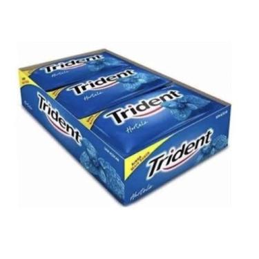 Imagem de Chiclete trident hortela 168 g com 21 unidades 8 g - MONDELEZ
