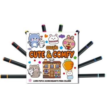 Imagem de Cute & Comfy - Coloring Book For Adults - Edição 5 - Bold Easy - CAMEL