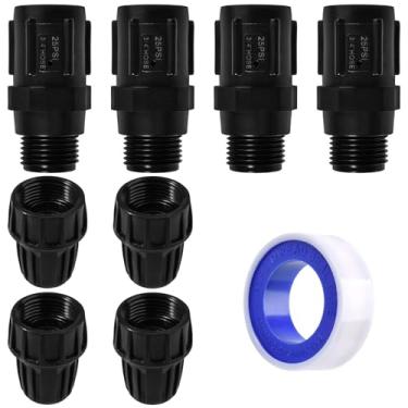 Imagem de SPEEDWOX Kit adaptador de torneira regulador de pressão de irrigação por gotejamento de 25 psi, redutor de pressão, válvula de baixo fluxo, ótimo para sistema de irrigação por gotejamento