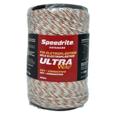 Imagem de Fio Eletroplástico Para Cerca Elétrica Ultra 500m Cinza-vermelho