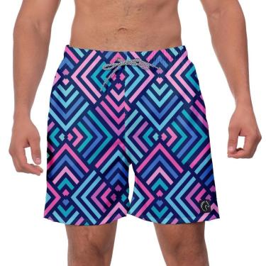 Imagem de Short Praia Masculino W2 Estampado Academia Caminhada Corrida Qualidade-Masculino