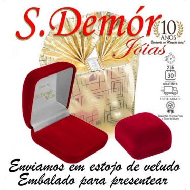 Imagem de Brinco Argola Ouro 18k Infantil 2º Furo 14mm - S.Demór Joias