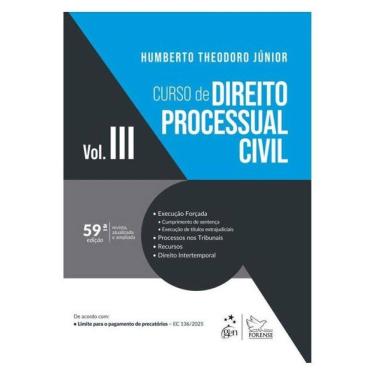 Imagem de Curso De Direito Processual Civil Vol.3 - 59ª Edição 2026