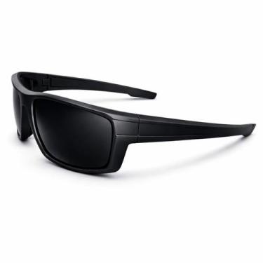 Imagem de Óculos De Sol Esportivo Masculino Polarizado UV400 Preto Dirigir Pesca