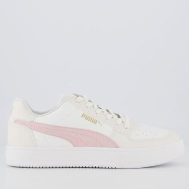 Imagem de Tênis Puma Caven 2.0 Feminino Branco e Bege, 37
