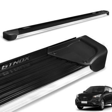 Imagem de Estribo Lateral Creta 2017 a 2026 Alumínio Preto A4