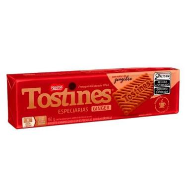 Imagem de Biscoito Gingerbread Especiarias Tostines Nestlé - 150g
