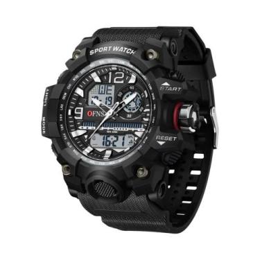 Imagem de Relógio De Pulso Digital Masculino, 50m, À Prova D'água, Multifunciona