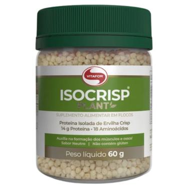 Imagem de Kit 3X: Isocrisp Plant Vegan Proteína de Ervilha em Crispies Vitafor 60g