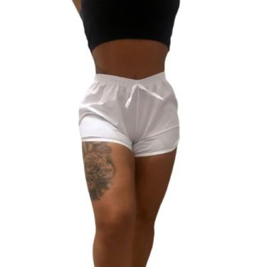 Imagem de Shorts Tactel Boxer Bermuda Short Shortinho Academia - Ana Modas, Bran
