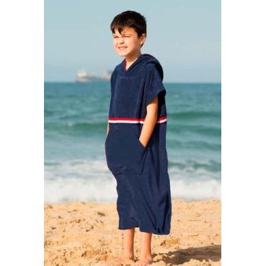 Imagem de Poncho Surfista Infantil - Sogni Belli, 14, Azul marinho