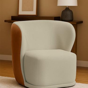 Imagem de Poltrona Cork com Manta Acrilica Movellu Home