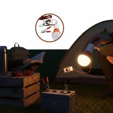 Imagem de Luz de Emergência 12V p/ Camping e Carro Lâmpada Led 5w - Powercamp