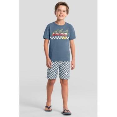 Imagem de Pijama infantil menino de corrida Brandili-Masculino