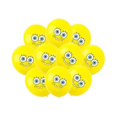 Imagem de Balões De Aniversário Do Bob Esponja Para Chá De Bebê, Látex Híbrido P