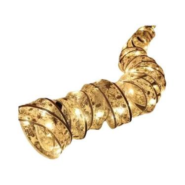 Imagem de Corda de luz decorativa de fita LED de Natal, corda de luz de fita de 