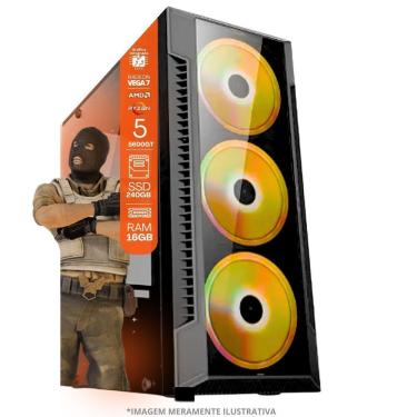 Imagem de Pc Gamer Amd Ryzen 5 5600gt, 16gb Ram, Placa De Video Radeon Vega 7, Ssd 240gb, Fonte 550w