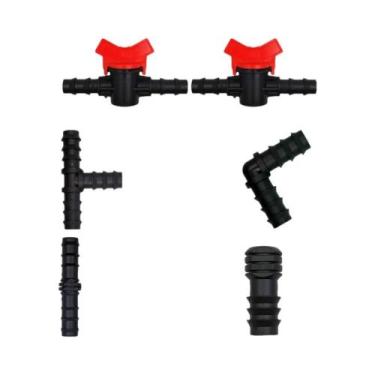 Imagem de Kit de Irrigação por Gotejamento de 1/2 Polegada - 34 Peças com Conect