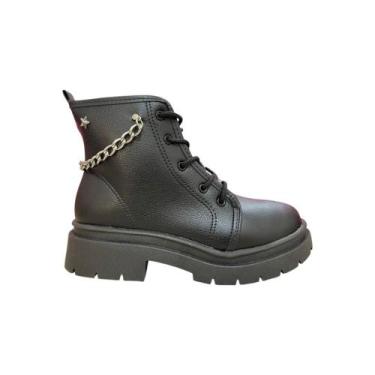 Imagem de bota molekinha infantil napa cano medio corrente, Preto, 29