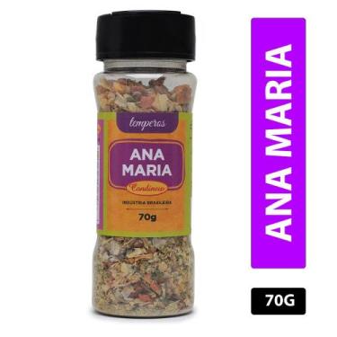 Imagem de Tempero Ana Maria 70g Condinew Mix de Especiarias Sabor Caseiro e Equi