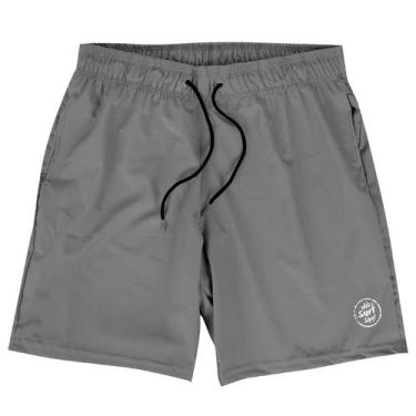 Imagem de Bermuda Praia Elastano Premium Grey WSS Ink Web, Cinza, M