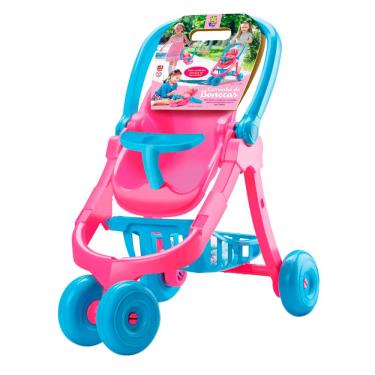 Imagem de Carrinho de Bonecas Divertoys 3 em 1