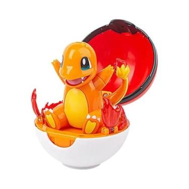 Imagem de Bonecos De Ação Pokémon Para Crianças, Poke Ball, Pikachu, Squirtle, B