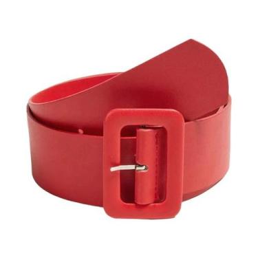 Imagem de Cinto Feminino Largo De Couro PU, Moda Simples E Luxuosa, Preto E Rosa