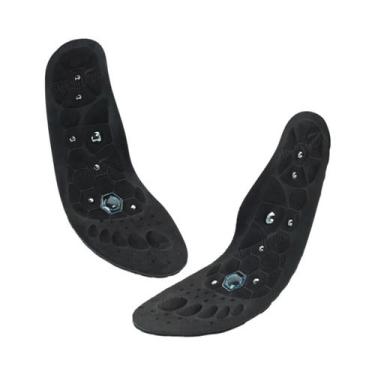 Imagem de Palmilhas Magnéticas Terapêuticas Com Suporte De Arco, Massagem E Refl