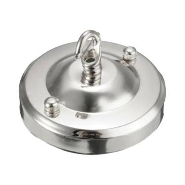 Imagem de Suporte De Teto 10.5x6cm Com Gancho Para Luminária Pendente Lustre Dec