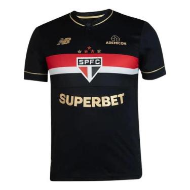 Imagem de Camisa São Paulo FC Preta 2025 Edição Limitada - New Balance, Preto, M