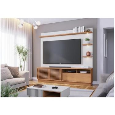 Imagem de Estante Home para TV até 70 Polegadas 1 Porta 1 Gaveta Led Campeche Co