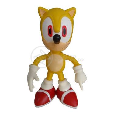 Imagem de Boneco Action Figure Super Sonic 23cm Sonic