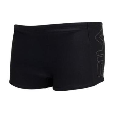 Imagem de Sunga Fila Boxer Side Print II Preto - Masculino P-Masculino