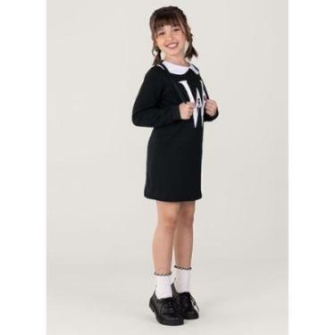 Imagem de Vestido Wandinha Infantil Menina Brandili-Feminino