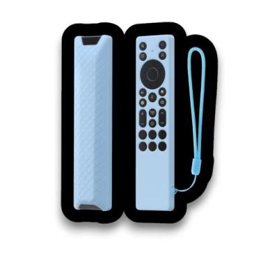 Imagem de capa de controle remoto TCL c6k, Azul neon