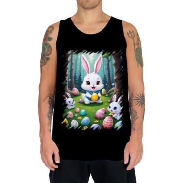 Imagem de Camiseta Regata Coelhinho da Páscoa Traço Infantil 4 - Kasubeck Store,