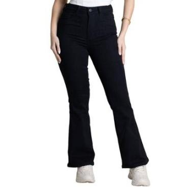Imagem de Calça Sarja Sawary Boot Cut - 278214 - BLACK 44-Feminino