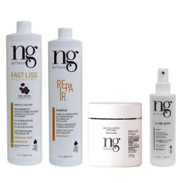 Imagem de Ng De France Fast Liss Escova progressiva vegana + Spray Thermo Protet