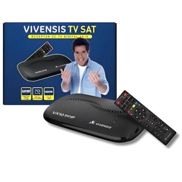 Imagem de Receptor Digital Vivensis TV, Full HD Smart via Satélite VX10, Preto B