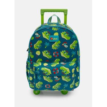 Imagem de Mochila com Rodinha Jacaré Relax AZUL MARINHO - PUKET