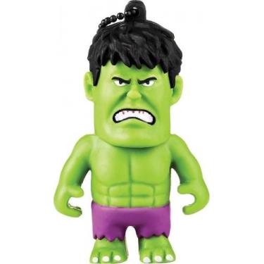 Imagem de Pen drive marvel hulk 8gb pd082 - multilaser